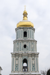 Obraz premium Exterior of the bell tower at the St. Sofia Cathedral in Kiev (Kyiv), Ukraine, Europe