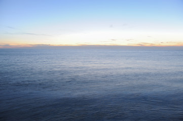 Northsea after sunset