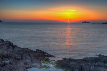 Fototapeta premium Sonnenuntergang in Glaise Bheag, Dingle