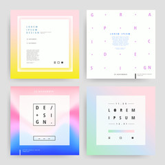 Graphic design templates. Banner template design