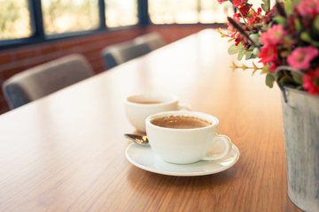 Coffee on Meeting Table