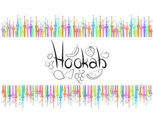 Hookah abstract vector