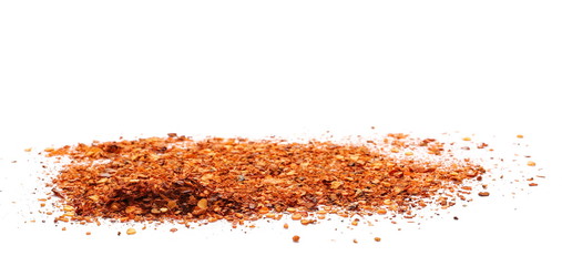 Bread slices without additives, isolated on white background