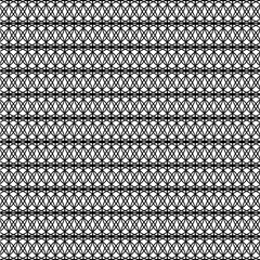 Abstract symmetrical texture: black intertwining lines on a white background.