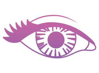 eye human pop art icon vector illustration design