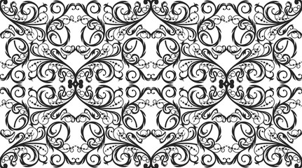 Seamless flower wallpaper. Vector illustration.