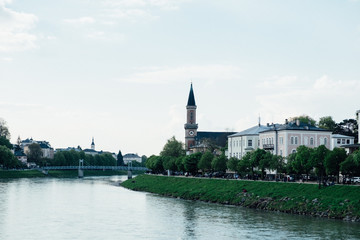 Obraz premium Salzburg at sunny day