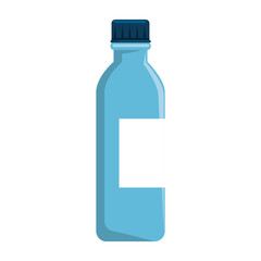 plastic bottle beverage icon vector illustration design