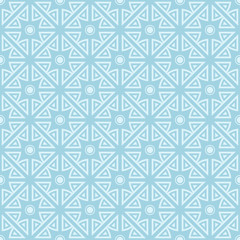 Light blue geometric seamless pattern