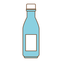 plastic bottle beverage icon vector illustration design