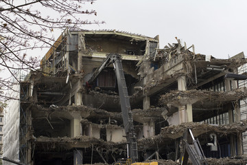 Fototapeta na wymiar Demolition