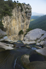 Waterfall Salt de Sallent, Catalonia, Spain