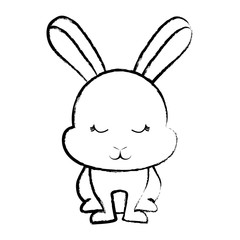 Cute rabbit icon 