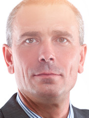 face of a successful businessman