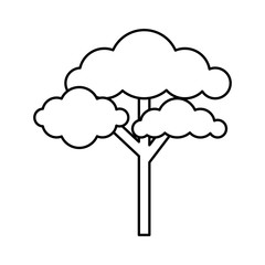 tree plant isolated icon vector illustration design