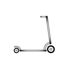 Kick scooter icon.