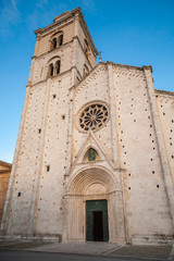 Ancient Roman Catholic cathedral in Fermo