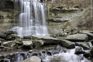 Rock Glen falls