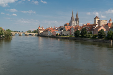 Naklejka premium Altstadt von Regensburg