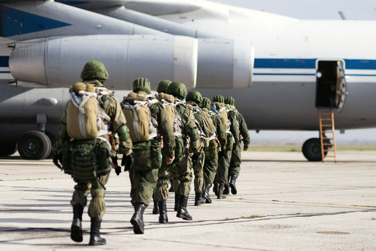 The Paratroopers Are On The Plane