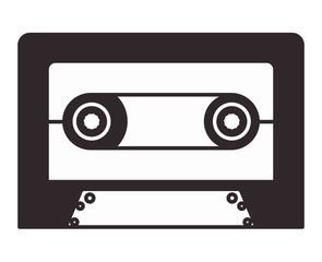 Fototapeta na wymiar retro cassette isolated icon vector illustration design