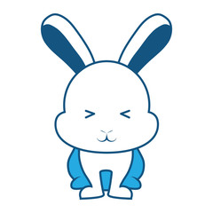 Cute rabbit icon 