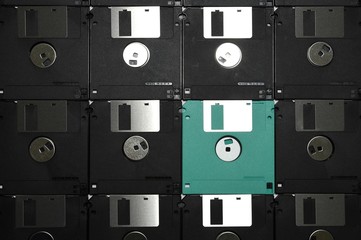 old computer floppy disks