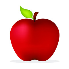 Roter frischer Apfel