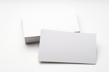 Blank business cards, identity design, corporate templates, company style