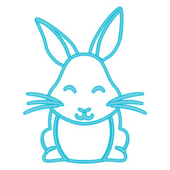 Cute rabbit icon 