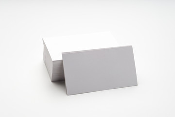 Blank business cards, identity design, corporate templates, company style