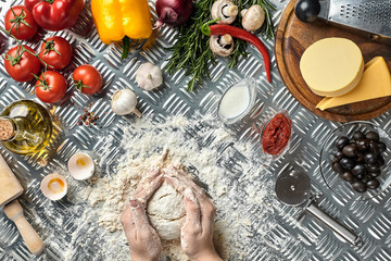 Young woman cooking in kitchen, closeup