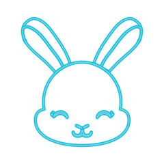 Cute rabbit icon 