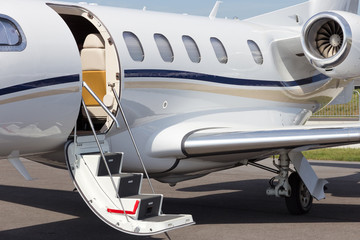 VIP business jet plane