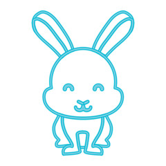 Cute rabbit icon 