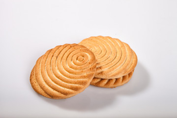 cookies on a light background in the studio