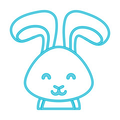 Cute rabbit icon 