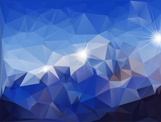 Obraz premium Abstract polygonal background