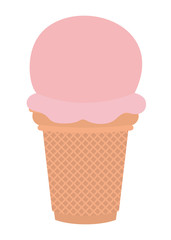 delicious and sweet ice cream vector illustration design