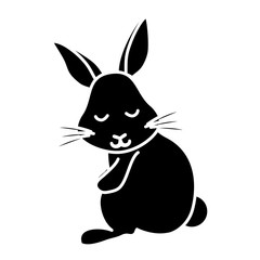 Cute rabbit icon