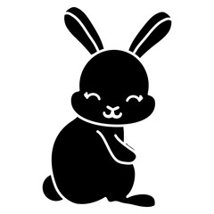 Cute rabbit icon
