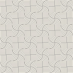 Vector seamless pattern. Modern stylish abstract texture. Repeating geometric tiles