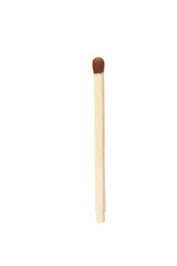 Wooden match on white background.