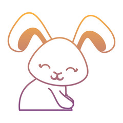 Cute bunny icon