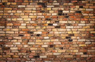 Old brick wall background
