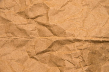 Crumpled paper for background usage