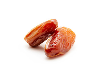 Dates isolated on white background