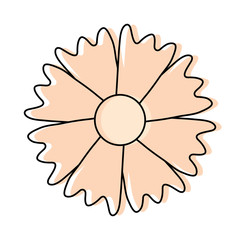 beautiful flower icon