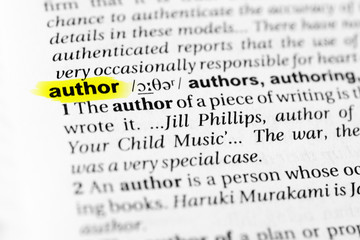 Highlighted English word 
