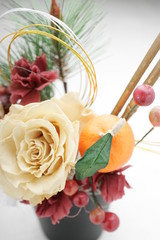 プリザーブドフラワー　正月飾り